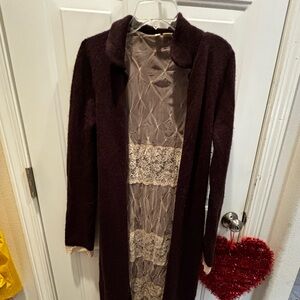 Long cardigan duster